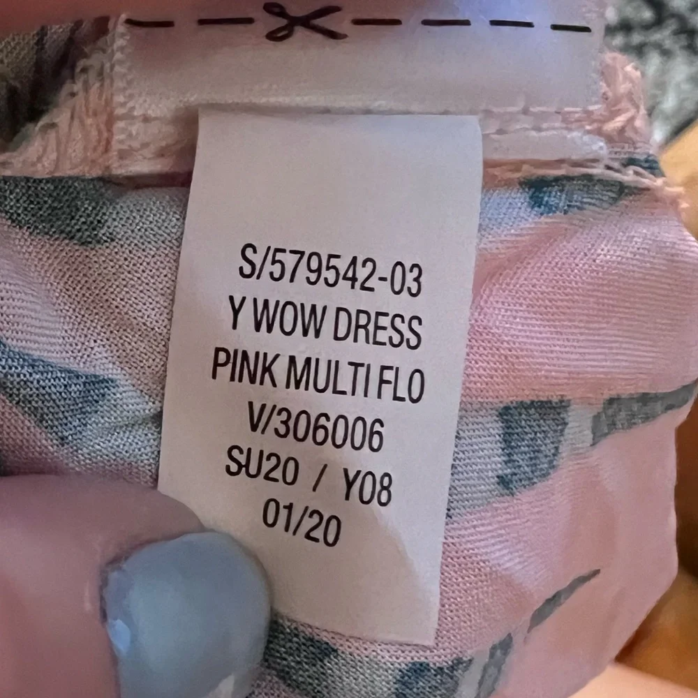 🆕 Old Navy Sleeveless Pink Floral Swing Dress 18-24mo.